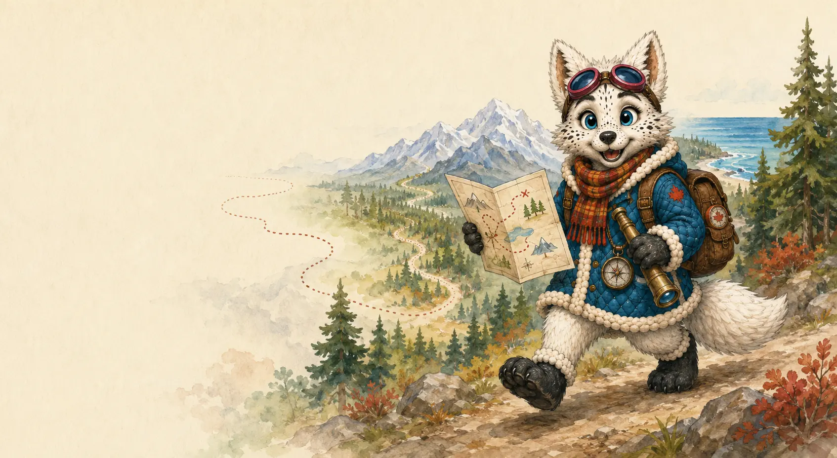 Lumi the arctic fox